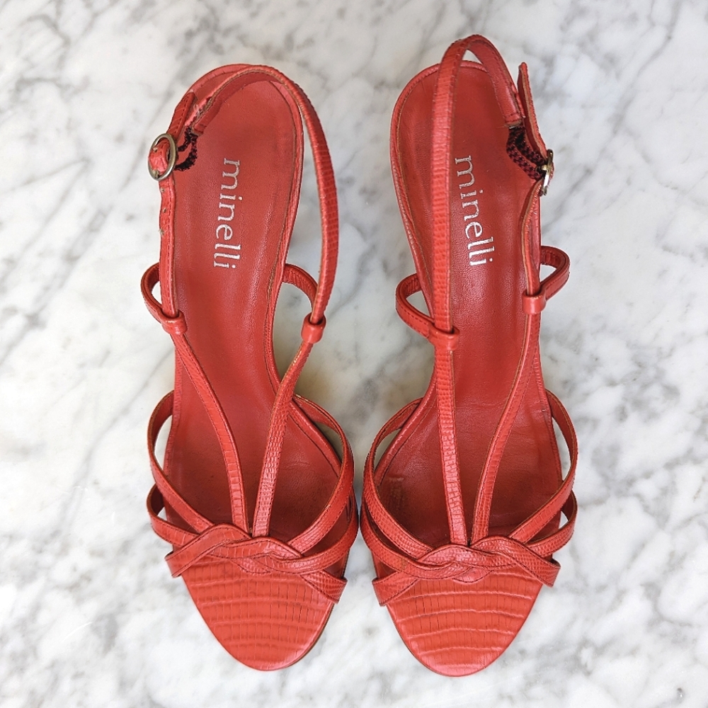Minelli High Heel Sandal, Size 38